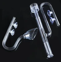 glass pipe lily poppy peony spin surface skimmer inflow outflow 13mm 17mm aquarium water plant tank filter ada quality