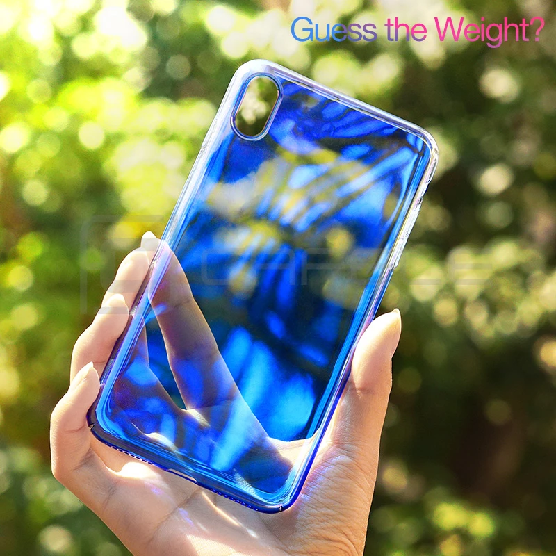 Роскошный чехол Cafele из поликарбоната для iPhone X XS MAX оригинальный зеркальный