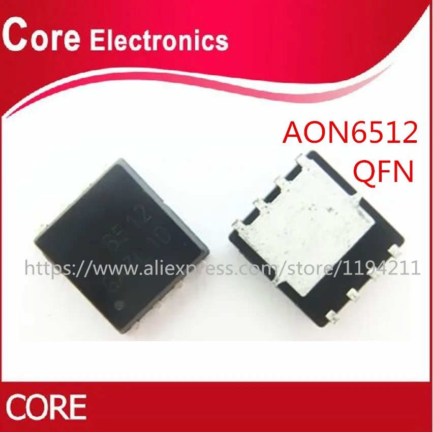 50 шт. AON6512 AO6512 6512 MOSFET QFN 8 Новый|Интегральные схемы| |