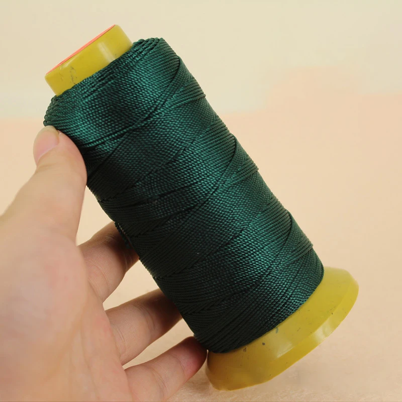 dark green 1 мм нейлоновой нити 0,2/0,4/0,6/0,8 мм Шнур полиамидный DIY крученая веревка шелк леска для бисера для Цепочки и ожерелья браслета ювелирных изделий катушки - Цвет: dark green