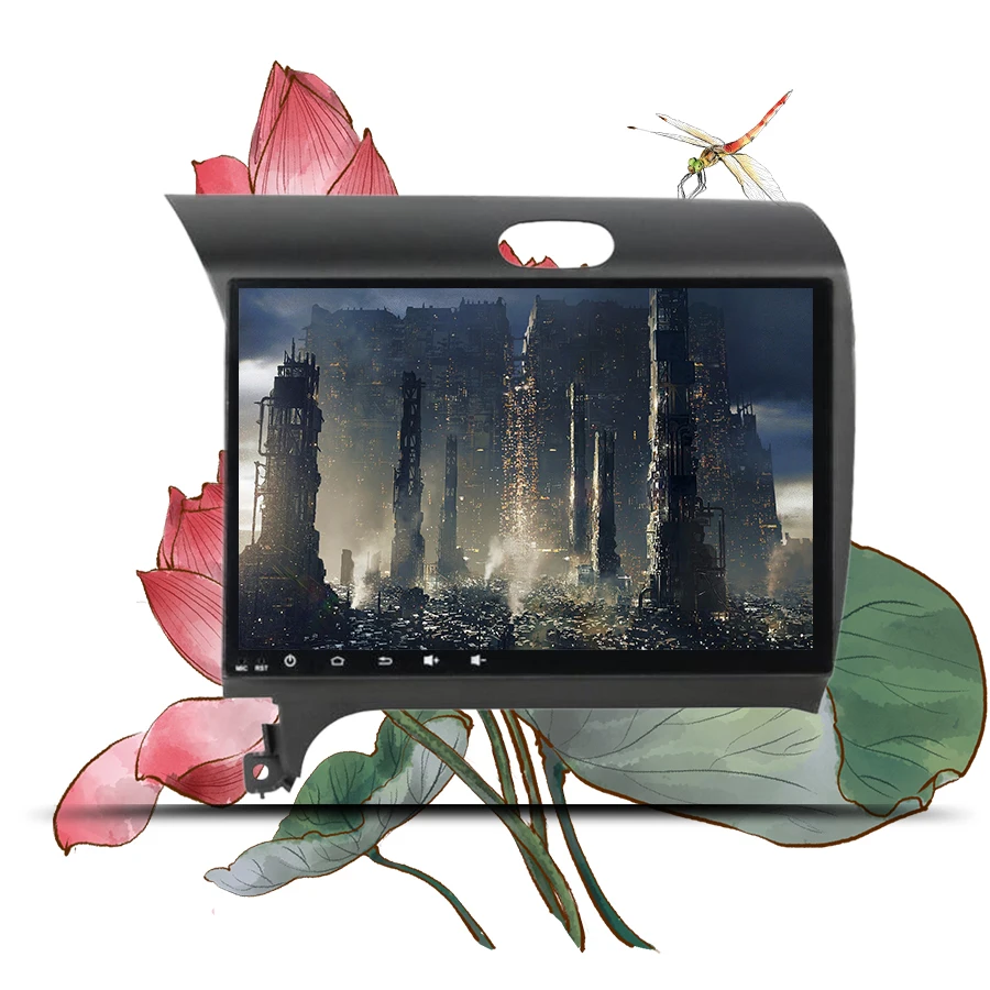 1024*600 HD IPS экран 9 ''автомобильное радио fm стерео gps монитор головное устройство