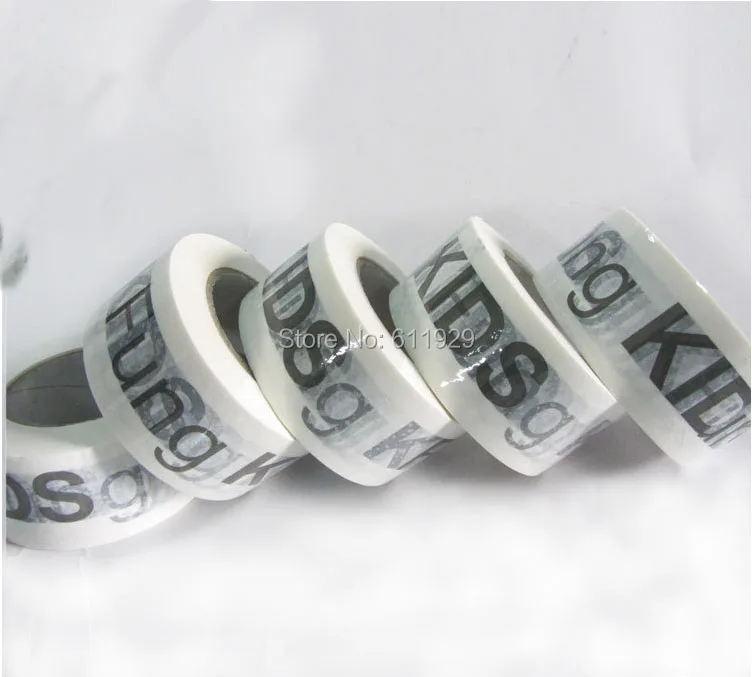 Клейкая лента с логотипом на заказ цветная клейкая предупреждающая картонная