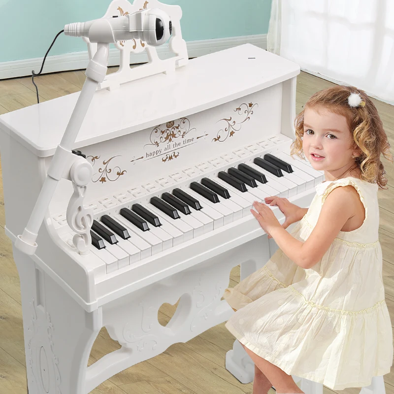 melhor Crianças Teclado Piano Iniciante 3-12 Anos De Idade Brinquedos Multi-função Meninos E Meninas Presentes Música Brinquedos Presentes Aniversário