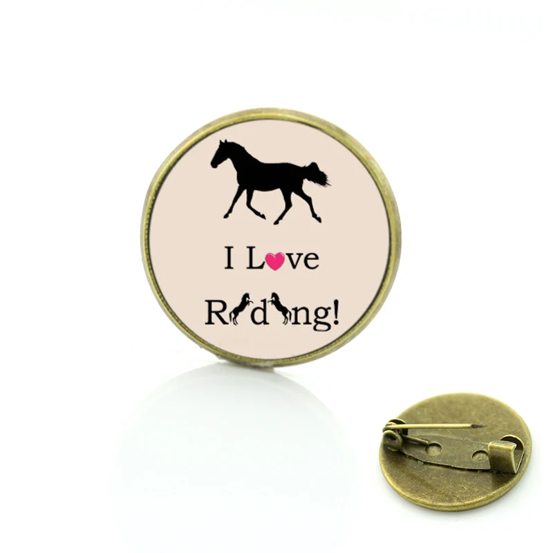 JWEIJIAO сохраняющие спокойствие и любовь лошади стеклянные художественные