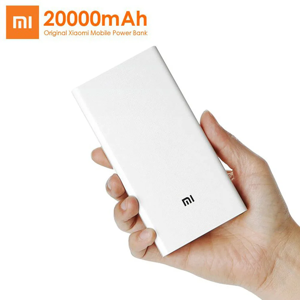 Xiaomi 20000 мАч Power Bank Внешняя Батарея Резервного Копирования Зарядное Устройство