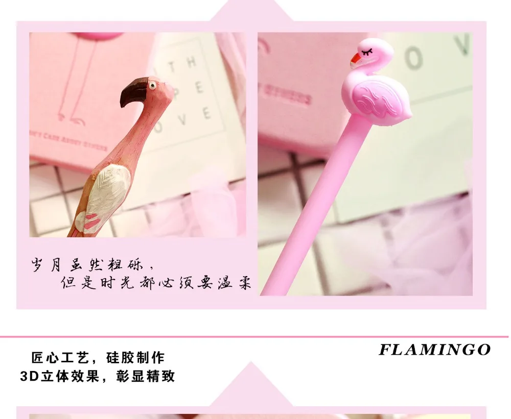 INS Cute Diary Set Wind Pink Unicorn Flamingo Creative Notebook Sub Notepad Pen Set Korea Stationery Kawaii Diary School Girl