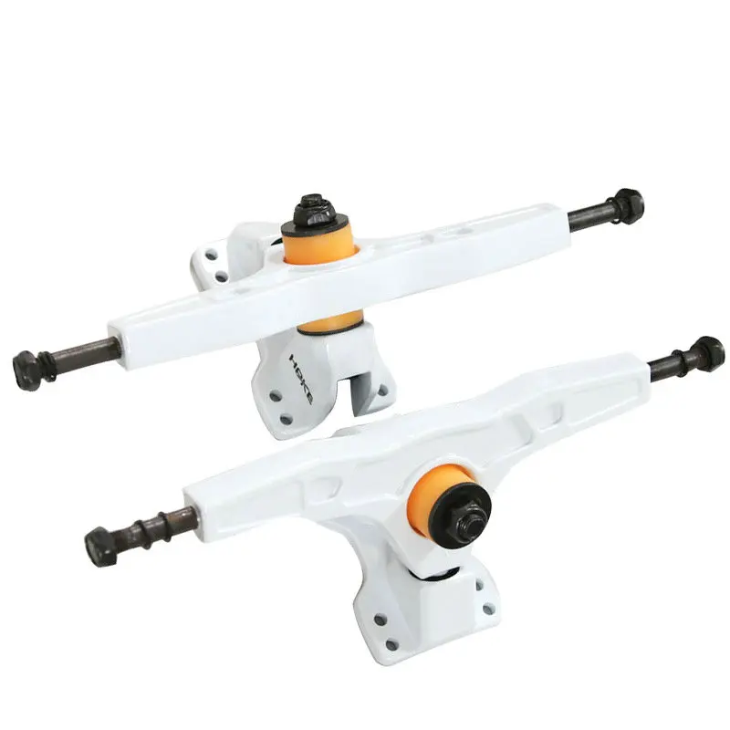 Free Shipping 1pair New Skateboard Truck Black White Pink Long Board 7inch Bridge 180mm Trucks Aluminium | Спорт и развлечения