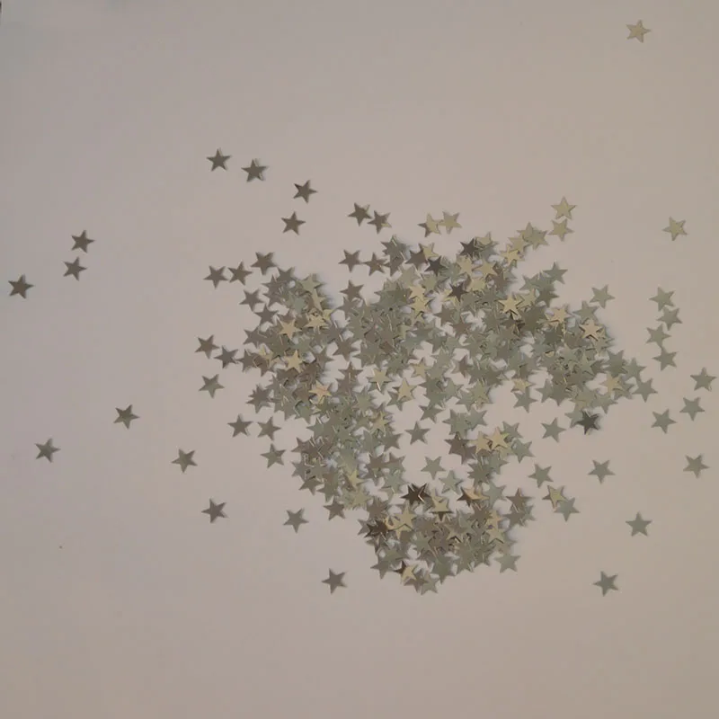 Блестящие звезды из ПВХ 10 мм 15 г 1000 шт.|ornaments|ornamental decoration |