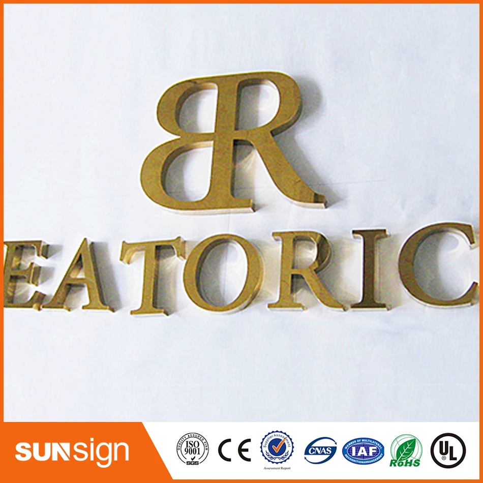 Металлическая буква 3D знак передний канал письмо вывеска|channel letter signage|3d signssignage