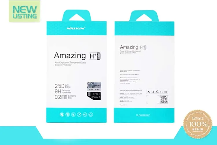 Для iPhone 6S 6 Plus защита экрана из закаленного стекла Nillkin Amazing H 0,33 мм/ч Plus Pro 0,2 мм прозрачное стекло Flim Для iPhone 6S