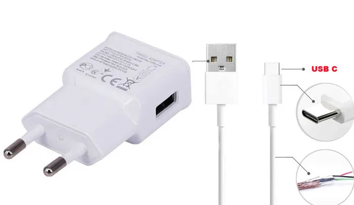 2A EU US Type C мобильный телефон AC настенное зарядное устройство для Xiaomi Mi 5/5C/4C/4S Max 2 Letv
