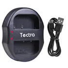 Tectra DMW-BLF19 DMW BLF19 зарядное устройство для Panasonic Lumix DMC-GH3 DMC GH3 GH4 DMC-GH4 GH5 камера USB двойное зарядное устройство