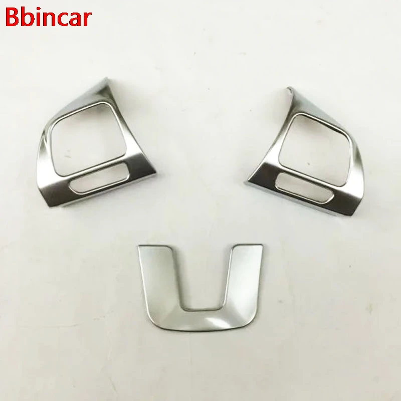 

Рулевое колесо Bbincar, хромированный декоративный чехол из АБС-пластика, декоративная отделка для VW MK6 Golf 6 Polo Passat B6 CC Tiguan 2010-2013 Touran, 3 шт.