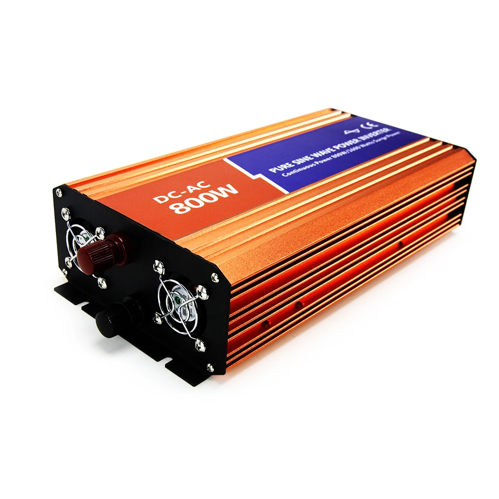MAYLAR 12VDC 800W решетки чисто синусоидальный инвертор 220В 230В 240В для солнечной энергии