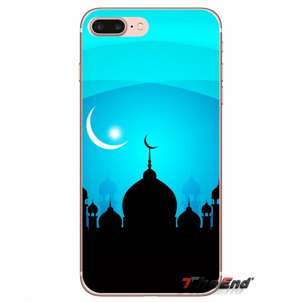 ТПУ чехлы накладки для iPhone X 4 4S 5 5S 5C SE 6 6S 7 8 Plus Samsung Galaxy J1 J3 J5 J7 A3 A5 2016 2017 ислам мечеть