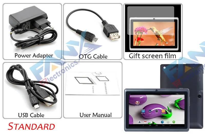 WeCool Q88 Детский планшетный ПК 7 дюймов HD экран 1024x600 разрешение 2500 мАч wifi серфинг MID Android 4,4 OS 512 МБ 8 Гб Двойная камера
