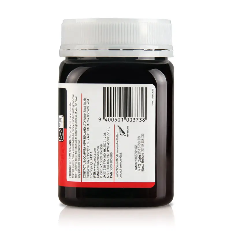 NewZealand Comvita Manuka мед UMF10+ 500 г пищеварительной иммунной здоровья дыхательной системы кашель зуб кашель боль в горле