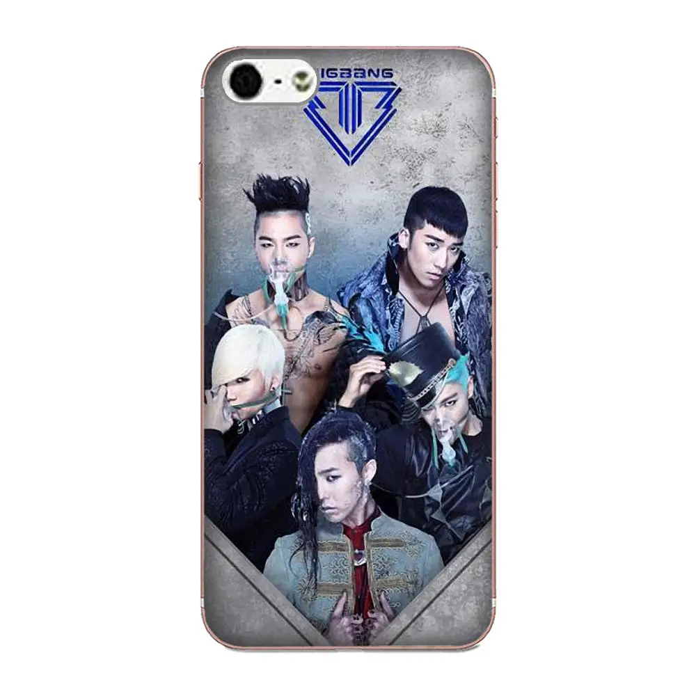 Мягкий чехол Bigbang-Kpop для Huawei P8 P9 P10 P20 P30 Mate 7 8 9 10 20 Lite Plus Pro 2017 | Мобильные телефоны и