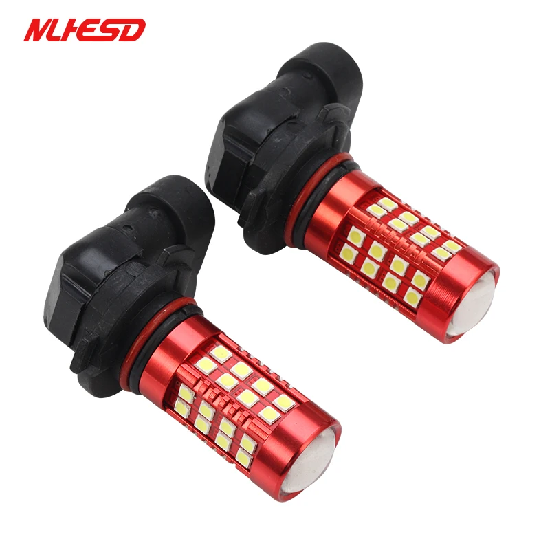 2 шт. Высокая мощность 9006 Противотуманные фары 36SMD 3030 светодиодные линзы 9005