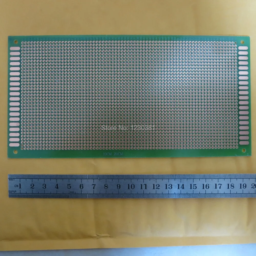 5 шт./лот, односторонняя 10x22 см, прототип, матричное стекло, FR-4 100x220 мм, универсальная печатная плата для печатной платы, платина Lochraster