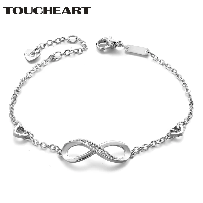 

TOUCHEART Crystal S925 Unlimited 8 Bracelets&Bangles Charms For Women Bracelet Jewelry Wedding Friendship Bracelets SBR190177