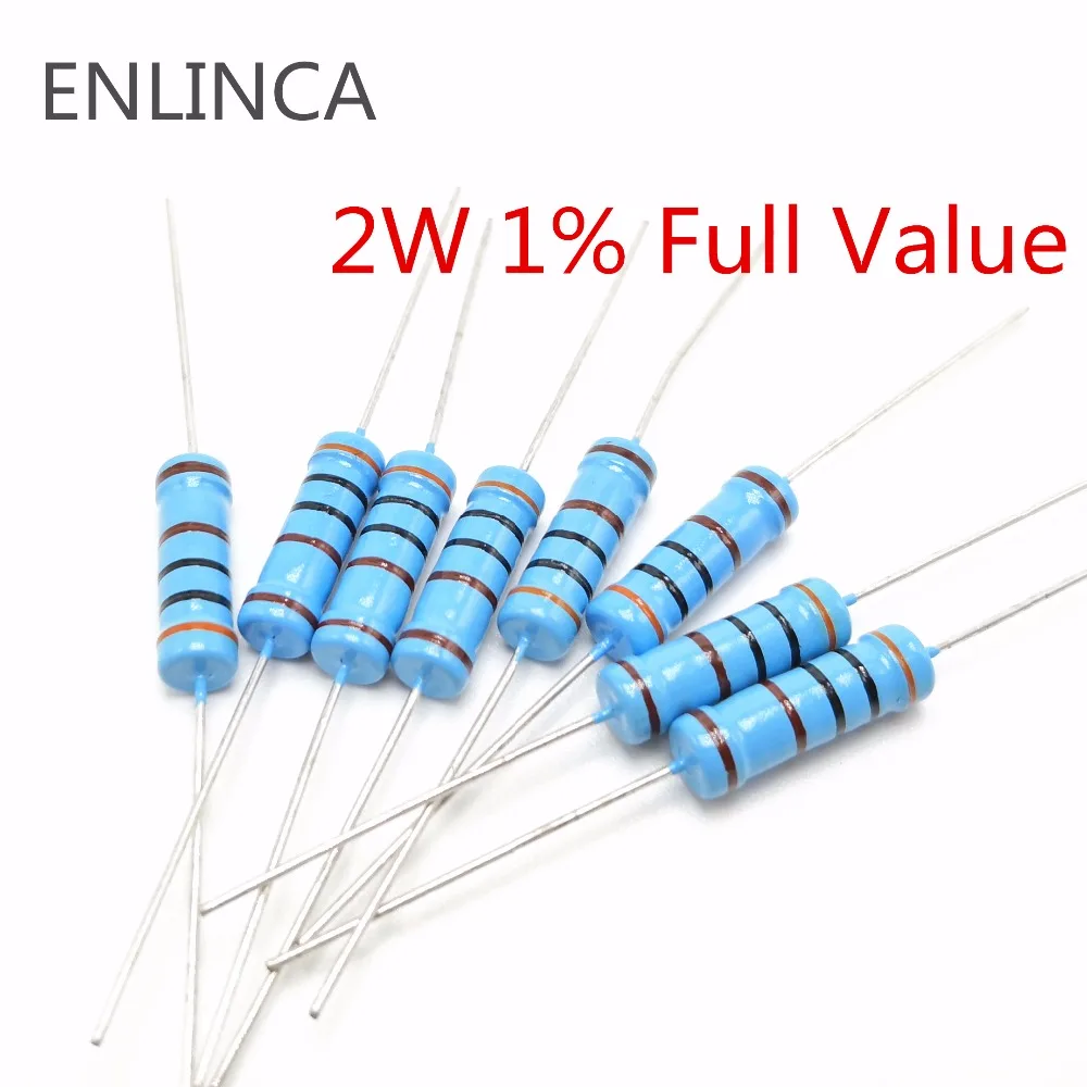 

20pcs 2W 1% Metal film resistor 0.47R 0.5R 0.56R 0.62R 0.68R 0.75R 0.82R 0.91R 0.47ohm 0.5ohm 0.56ohm 0.62ohm 0.68ohm