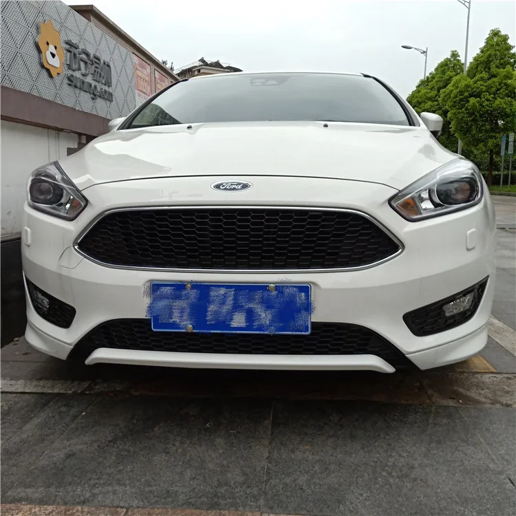 Для Ford Focus Хэтчбек передние гоночные грили подходят передний бампер решетка верхняя черная Авто Комплект запчастей для корпуса