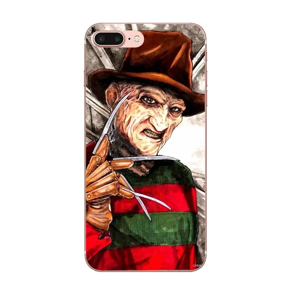 Horor Фильм Фредди Крюгер для Xiaomi Mi3 Mi4 Mi4C Mi4i Mi5 Mi 5S 5X 6 6X 8 SE A1 Max Mix 2 Note 3 4 Мягкий сотовый