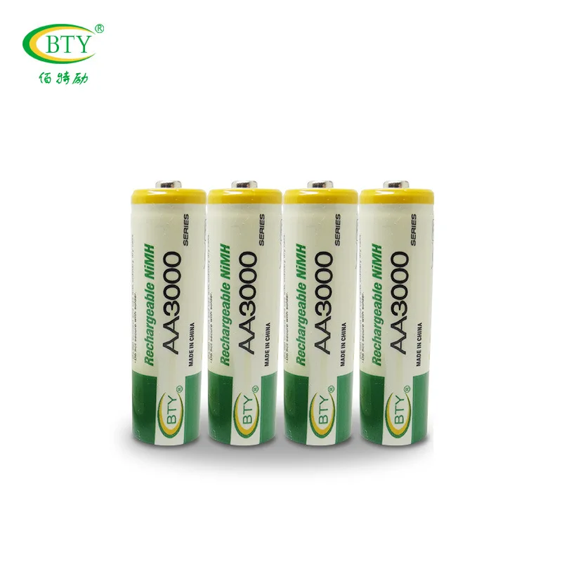 Аккумуляторная Ni-MH батарея BTY AA 3000mAh 1 2 V с N-802 Smart AAA EU зарядное устройство |