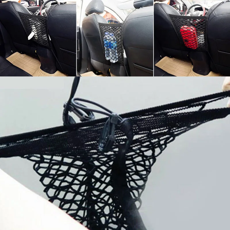 Auto Car Seat Mesh Organizer Storage Cargo Net Pocket Luggage Hooks Pouch Holder | Автомобили и мотоциклы