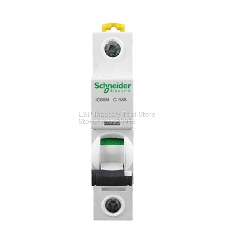 

100% New Original Acti9 Type C Schneider IC65N 1P C63A A9F18163 Vacuum Mini Circuit Breaker MCB Good Quality