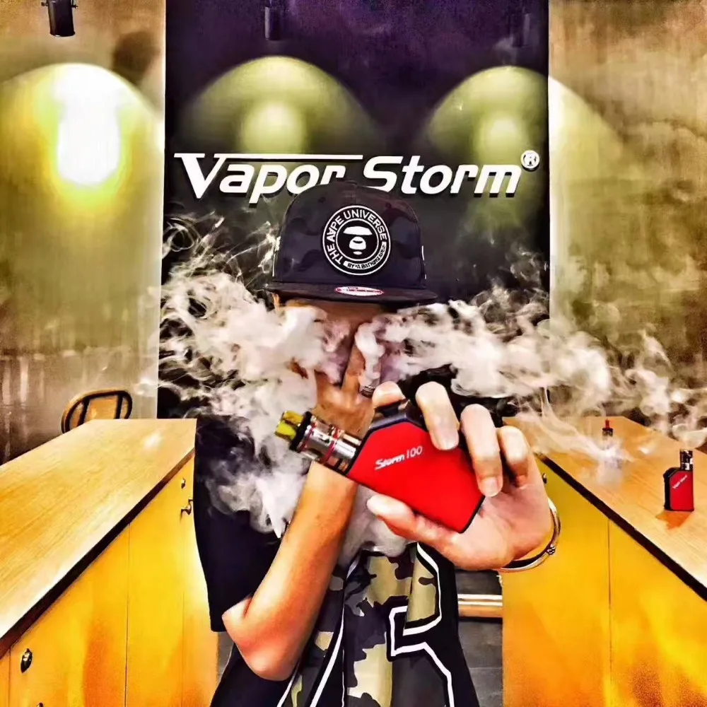 Электронная сигарета Vapor Storm V100 Storm100 3200 мАч аккумулятор 100 Вт TC бокс мод Sub Ohm