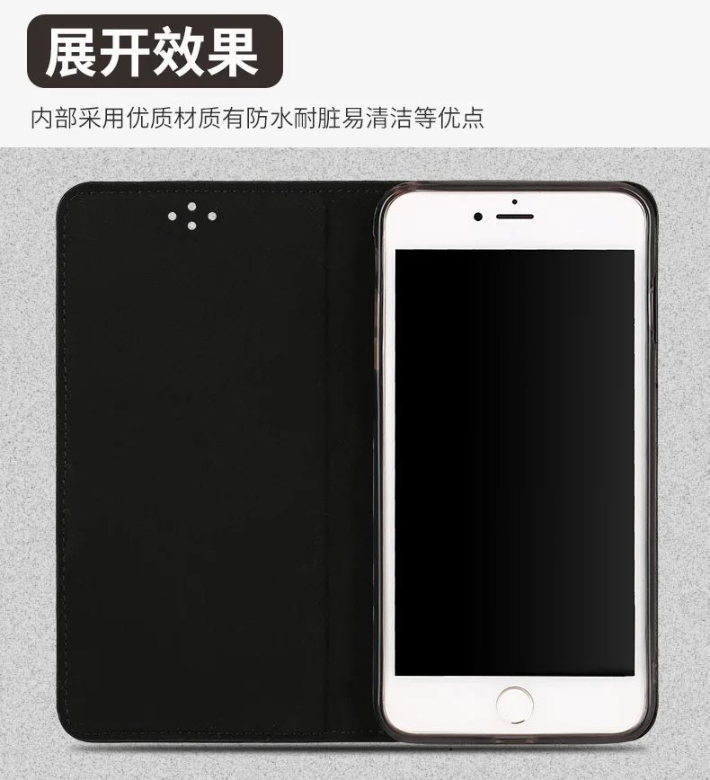 LS09 чехол для телефона из натуральной кожи с подставкой для Xiaomi Mi6(5,15 ') чехол для телефона Xiaomi Mi6 откидная крышка