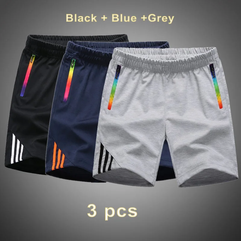 3 шт. летние мужские шорты для фитнеса повседневная спортивная одежда брендовые