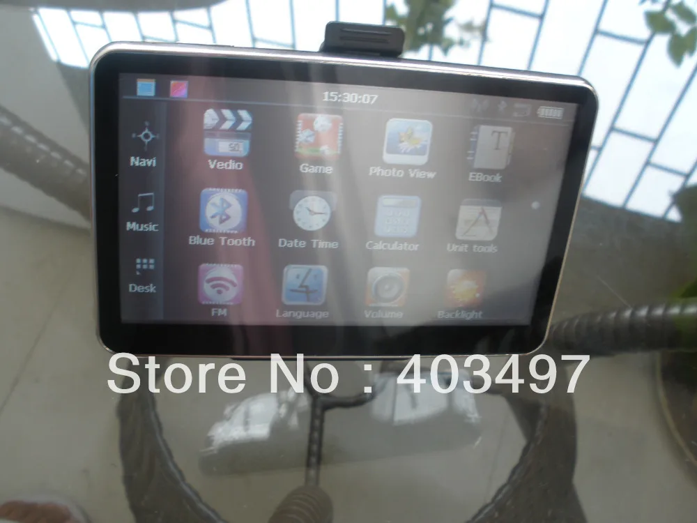 5 inch Car GPS Navigator with Bluetooth&ampAV IN internal 4GB load 3D Map | Vehicle