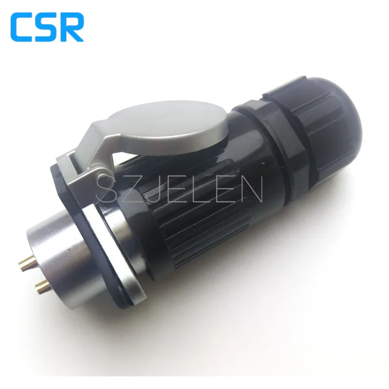 Серия HP20 2 контактный водонепроницаемый разъем панельный Штекерный гнездовой