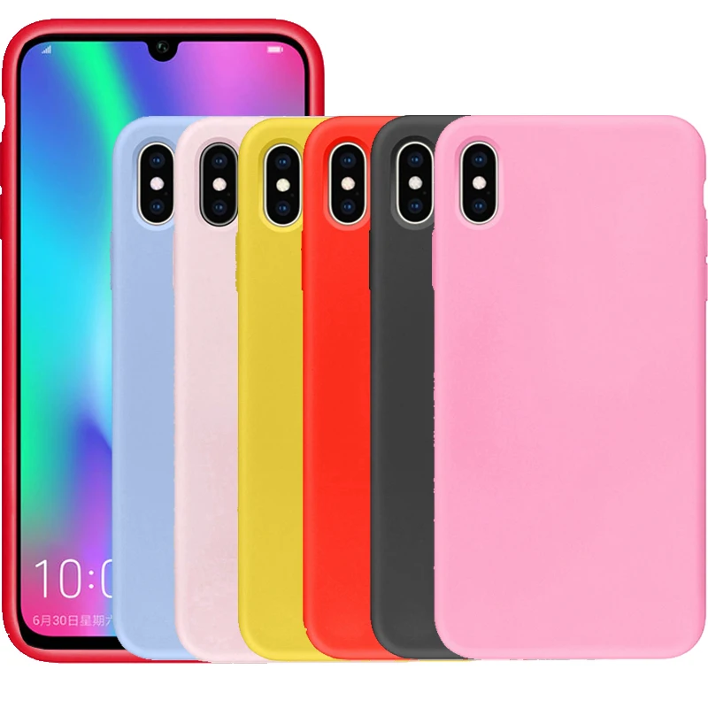 Цветной силиконовый мягкий чехол для Oneplus 5 5T One Plus 1 + 6 6T 7T плотный с полным