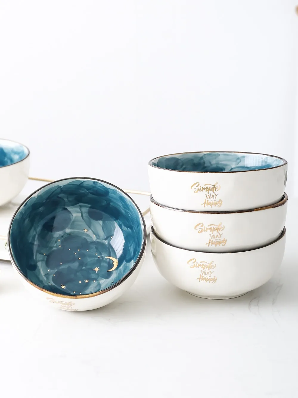 Керамическая миска для салата керамическая завтрака креативные Звездные миски