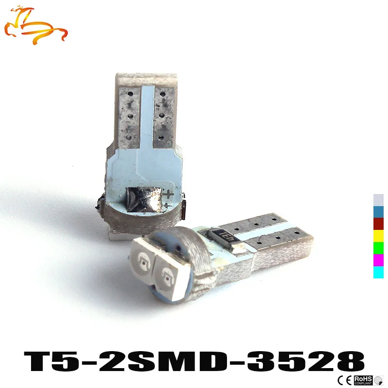 10 шт. T5 LED приборная панель номерного знака Индикатор скорости света клиновидный