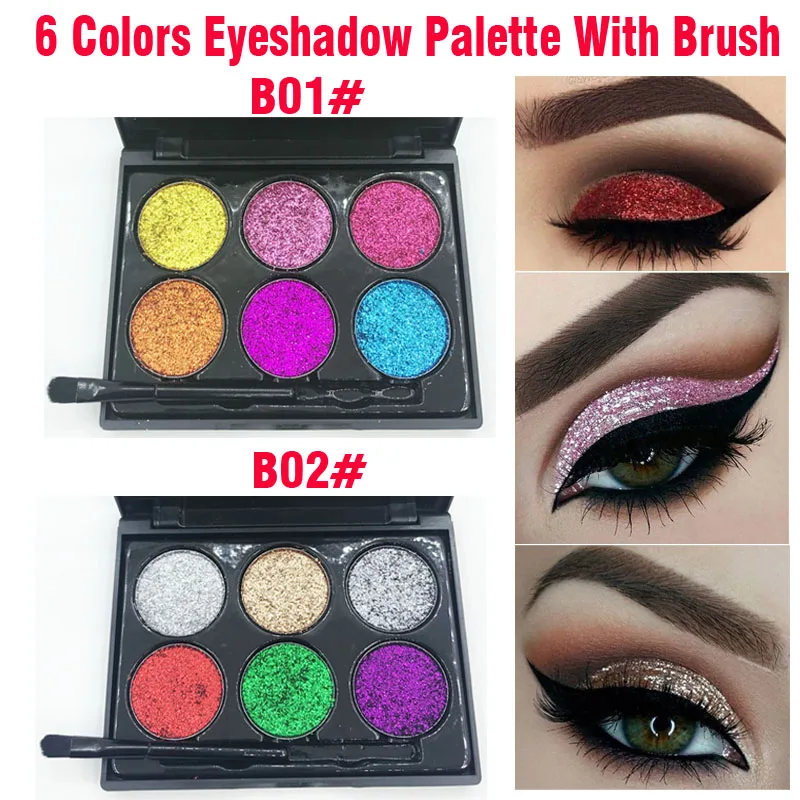 1 шт. палитра теней для век мерцающий блеск Тени Пудра Палитра матовые тени глаз с