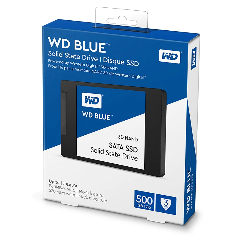 Внутренний твердотельный жесткий диск WD SSD для ПК и ноутбуков SATA 3 0 6 5 дюймов 545