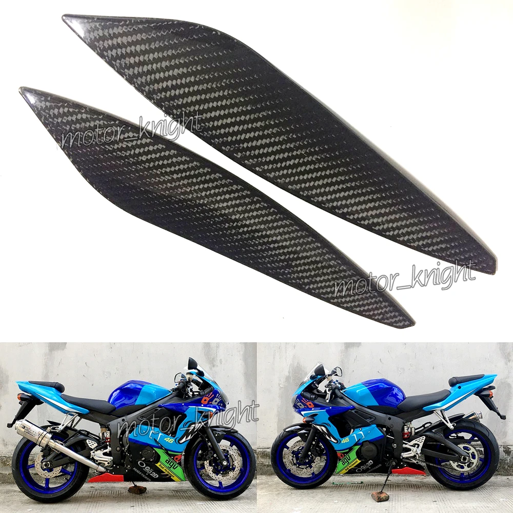 Обтекатель боковой панели бака из углеродного волокна для YAMAHA YZFR6 YZF R6 YZF600 2003 2004