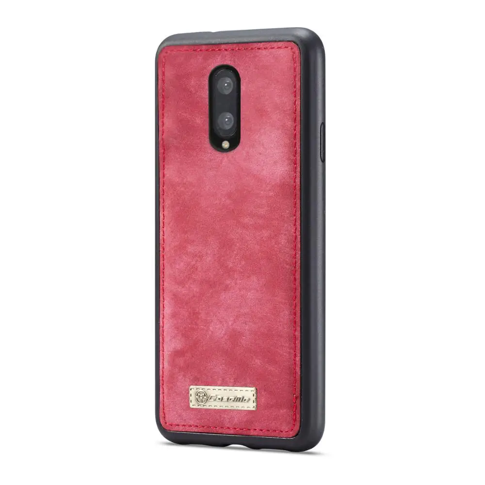 Для OnePlus 7 Pro Чехол Флип кошелек Роскошный кожаный чехол для телефона One Plus 2 in1