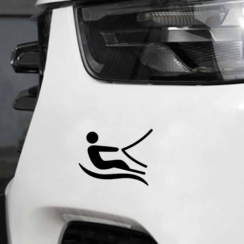 QYPF 12.8*10.2CM Cartoon Boat Ocean Decor Car Sticker Vinyl Accessories Motorcycle Decals C16-1005 | Stickers