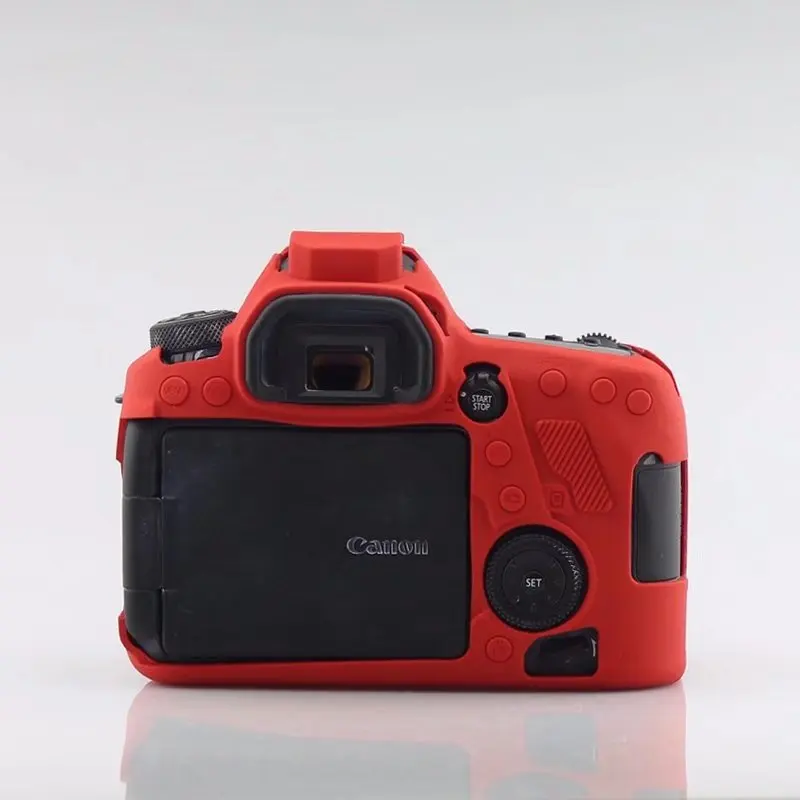 6D2 сумка для камеры Мягкий силиконовый чехол для камеры Защитная сумка для canon 6DII 6D Mark II батарея открывающаяся черный красный желтый