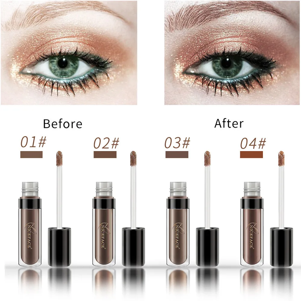 4 colors Microblading New Eyebrow Enhancers Waterproof Long Lasting Gel Cream Makeup Tool Fork Tip Cosmetics new | Красота и здоровье
