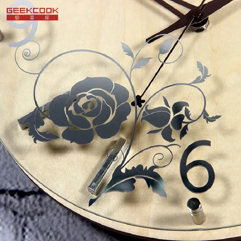 Wall Clock Saat Reloj Duvar Saati Horloge Murale Relogio de parede Klok Glass wood wall clock and watches Watch pendulum clocks | Дом и сад