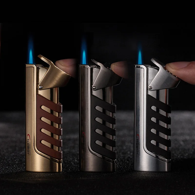 Металлическая ветровка прикуриватель газовая зажигалка. Подарок для мужчин