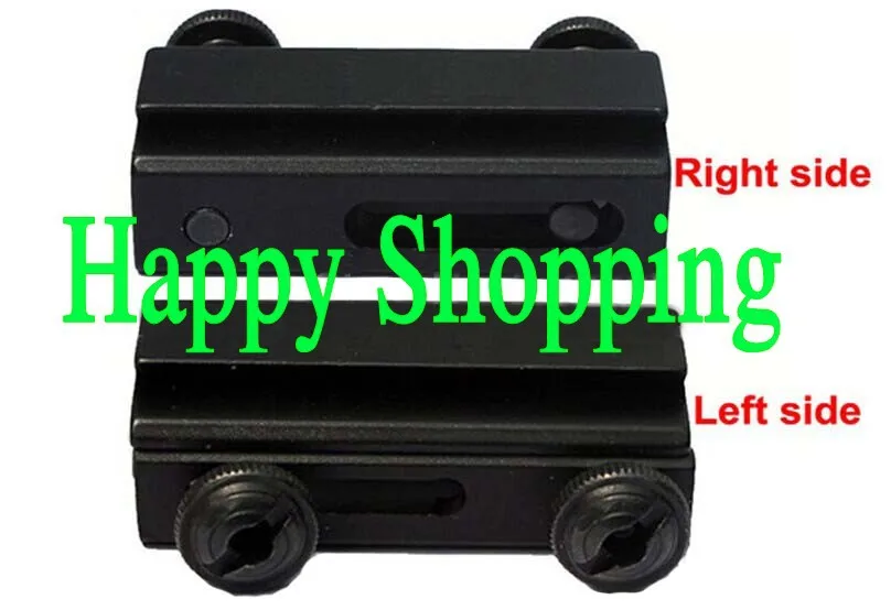 

Metal 20mm Dovetail to 11mm Mount Weaver Picatinny Rail Base See Through Adapter free shipping