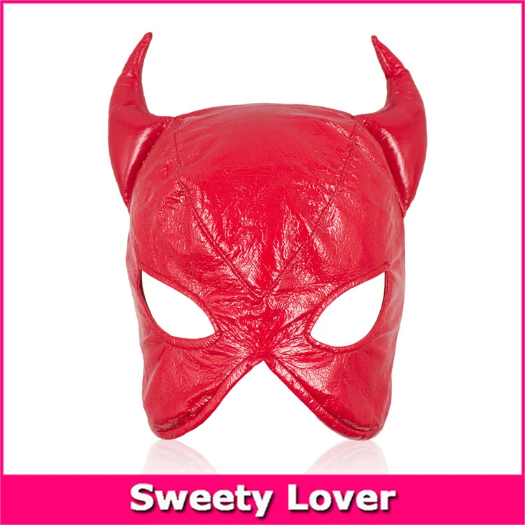 Взрослые игры латексная искусственная кожа секс маска для мужчин и женщин